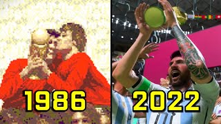 Evolution of FIFA World Cup Games 1986-2022 screenshot 4