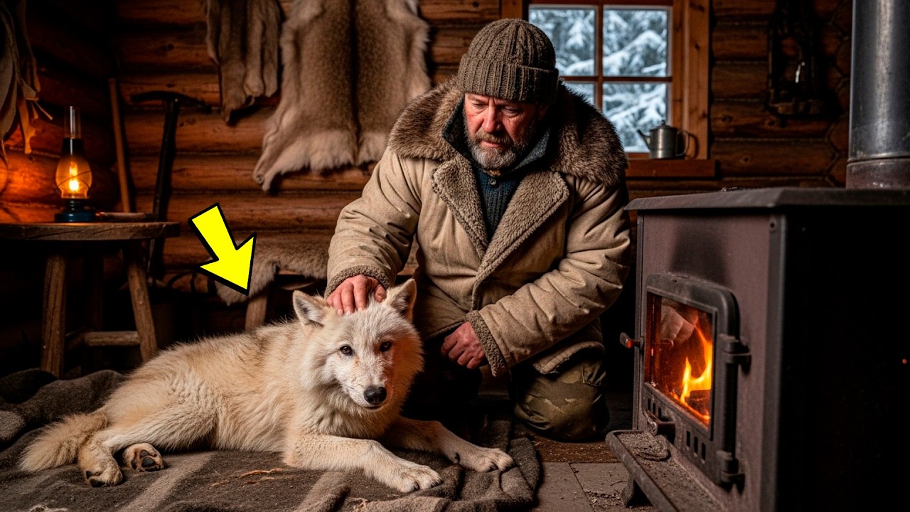 БЕЛЫЙ ВОЛЧОНОК ИЗМЕНИЛ ЖИЗНЬ СУРОВОГО ОХОТНИКА! ТО, ЧТО СЛУЧИЛОСЬ, ПОТРЯСЛО ВСЕХ!