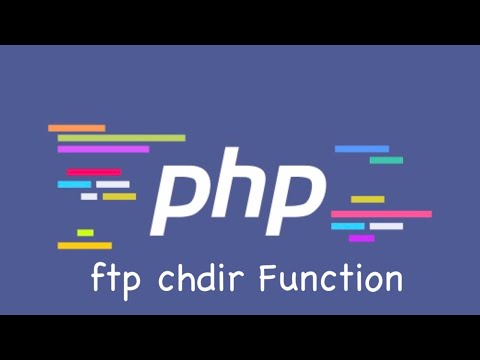 PHP | ftp chdir Function