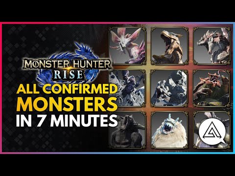 Monster Hunter Rise | All Confirmed Monsters in Under 7 Minutes