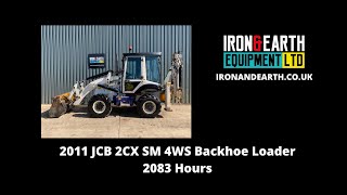 2011 Jcb 2cx Sm 4ws Backhoe Loader