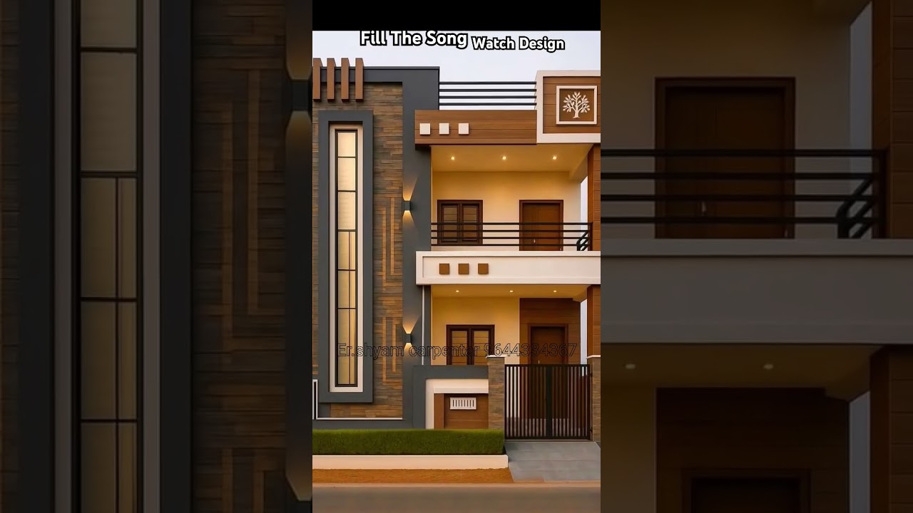 || Double Floor Front Elevation || 