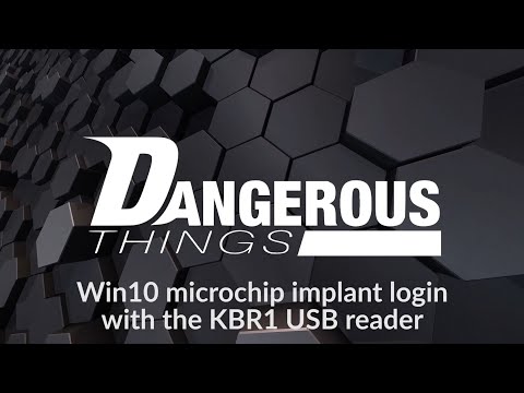 Log into Windows 10 with a microchip implant and the KBR1