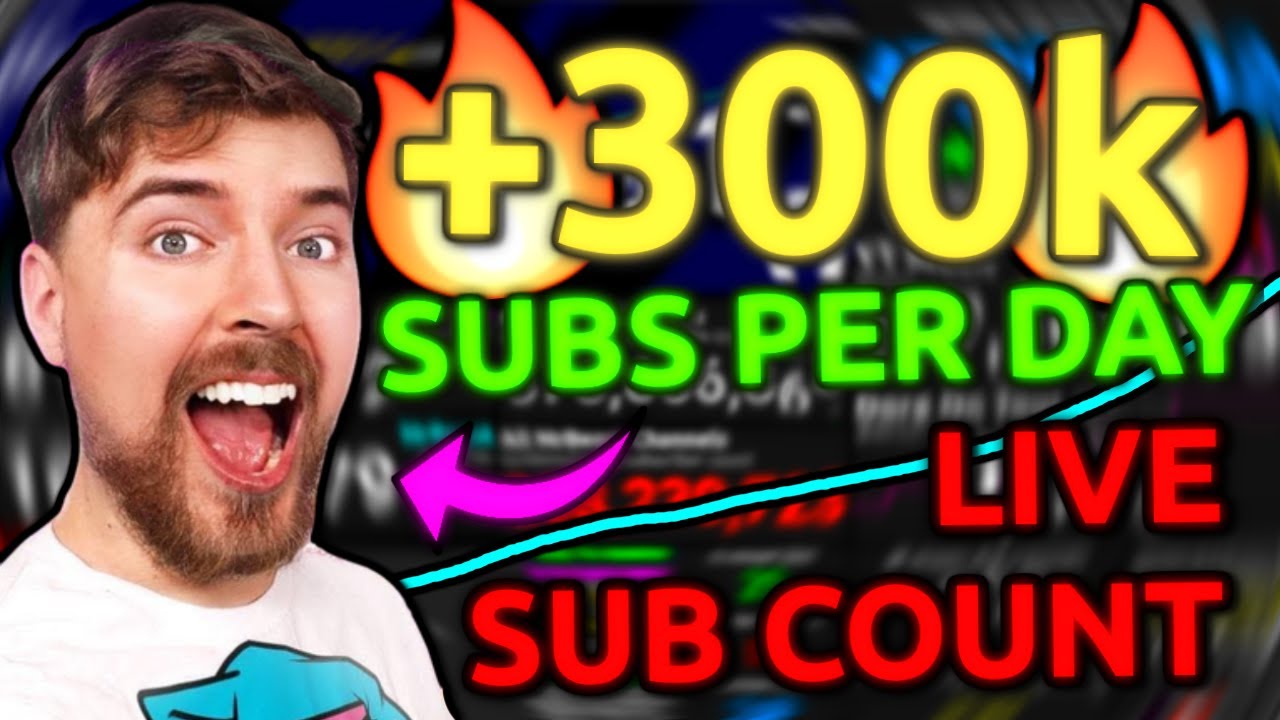 MrBeast is growing VERY FAST! (Live Sub Count)'s Banner