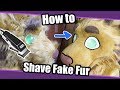 //Tutorial #77// Shaving Fake Fur on Fursuits