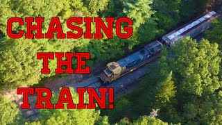 Chasing the Train with my Mavic Mini!