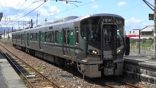 JR万葉まほろば線 柳本駅に227系到着