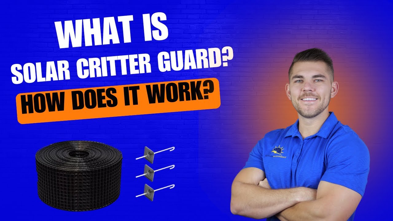 What is a solar critter guard and why is it important?