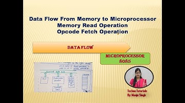 Unit 1 L11 | Data flow from memory to MPU | Fetch operation in 8085  Microprocessor| opcode fetch
