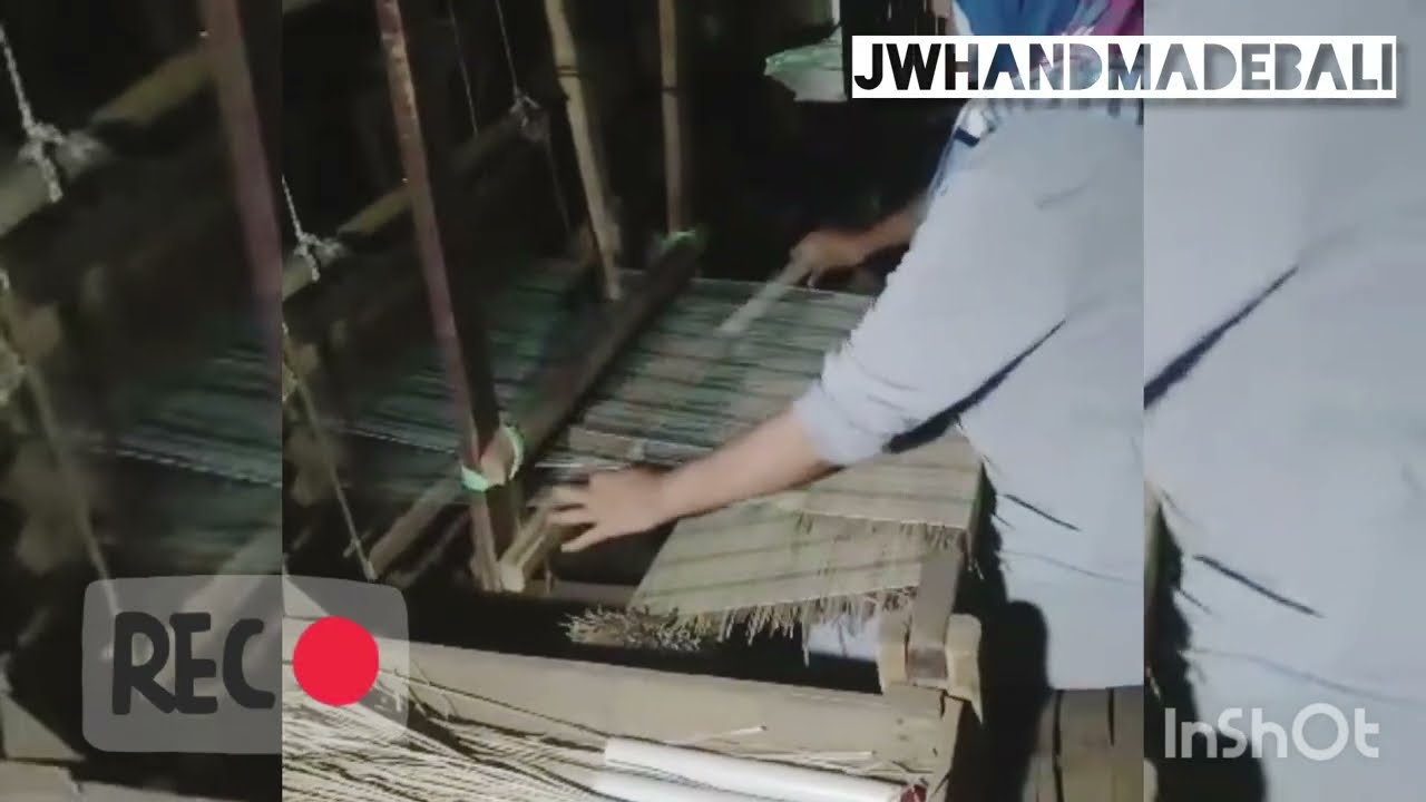 Making Straw Weaving Material For Bags, Hats and Decoration Jw Handmade Bali