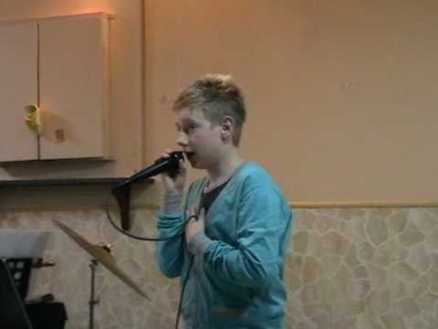 New talent Charlie Bridges -14-boy singing "Leona ...