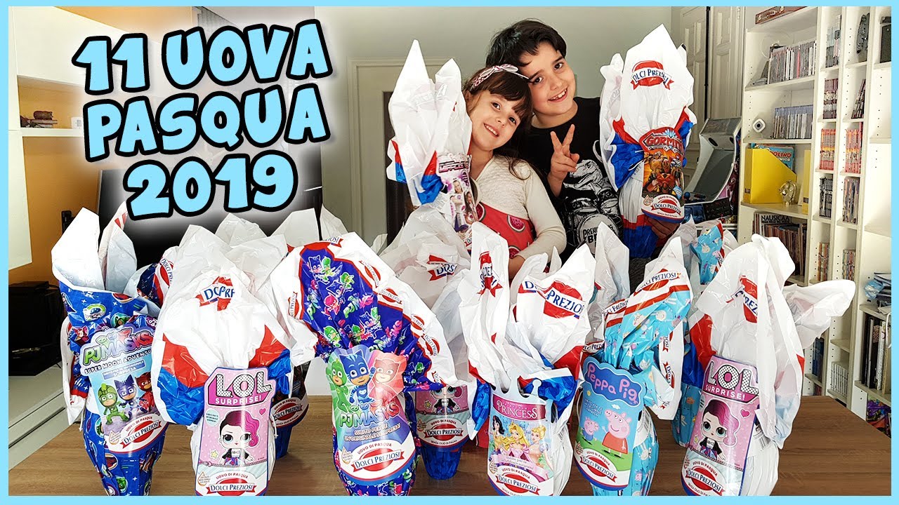 Apriamo 11 Uova di Pasqua Dolci Preziosi 2019! Lol surprise, super pigiamini, Miracle Tunes...