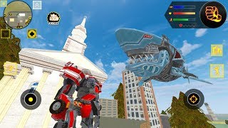 Robot Shark 2 | Naxeex | SHARK ATTACK Android Gameplay HD screenshot 5
