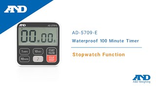 Stopwatch Function Ad-5709-E Waterproof 100 Minute Timer