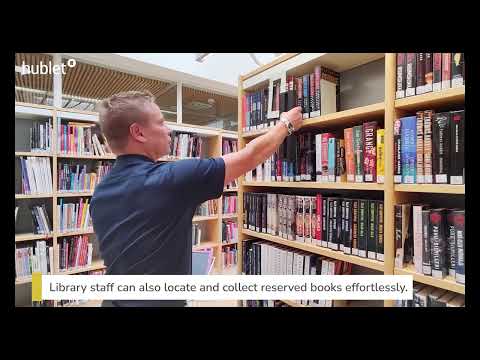 Manage materials in library easily with Hublet and handheld RFID reader devices