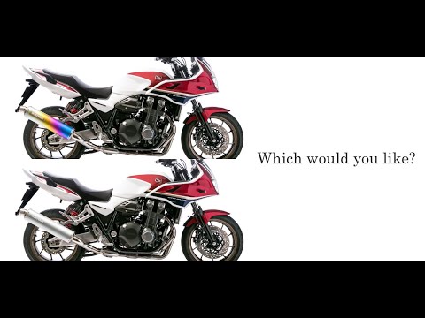 音比較】HONDA 18-CB1300SF 用 MORIWAKI Slip-on Exhaust ANO マフラー