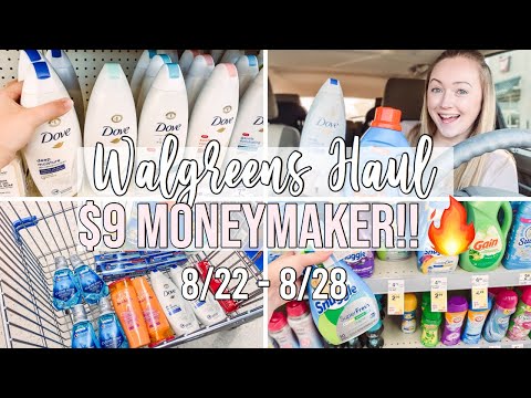 FREE $9 MONEYMAKER WALGREENS HAUL! 🔥 (8/22-8/28) LOTS OF EASY DIGITAL DEALS!