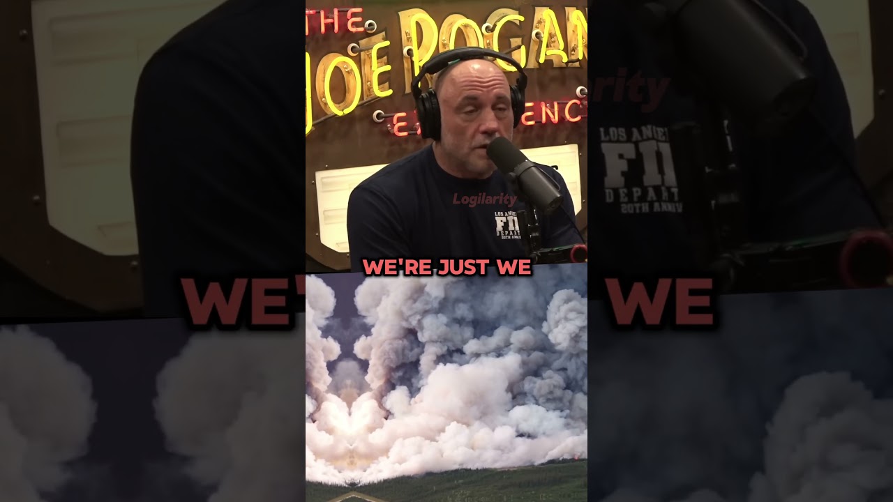 Joe Rogan talking about how a wildfire could burn through Los Angeles