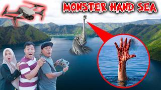 Drone Captures Sea Hand Monster in the Lake Near My Neighborhood !!!