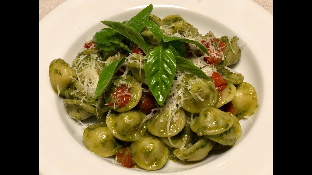 Orecchiette Pesto e Pomodorini Facilissima da Preparare YouTube
