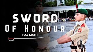 Best Cadet of PMA 149th LC | Sword of honour | Passing Out Parade PMA Kakul