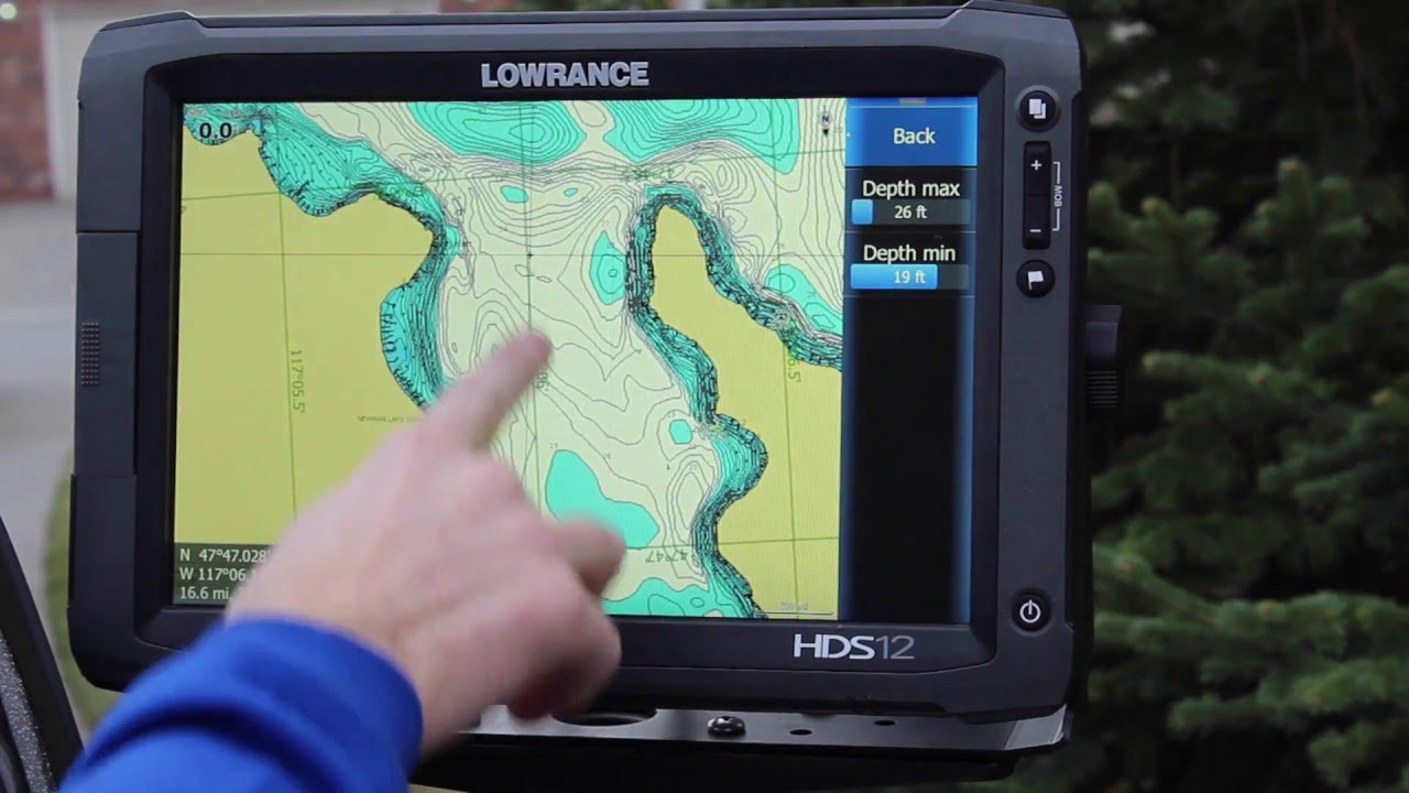 Electronics How-To | Lowrance Depth Shading with a Navionics Card - YouTube