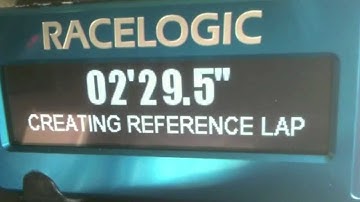 predictive lap timing demonstration for racelogic OLED display