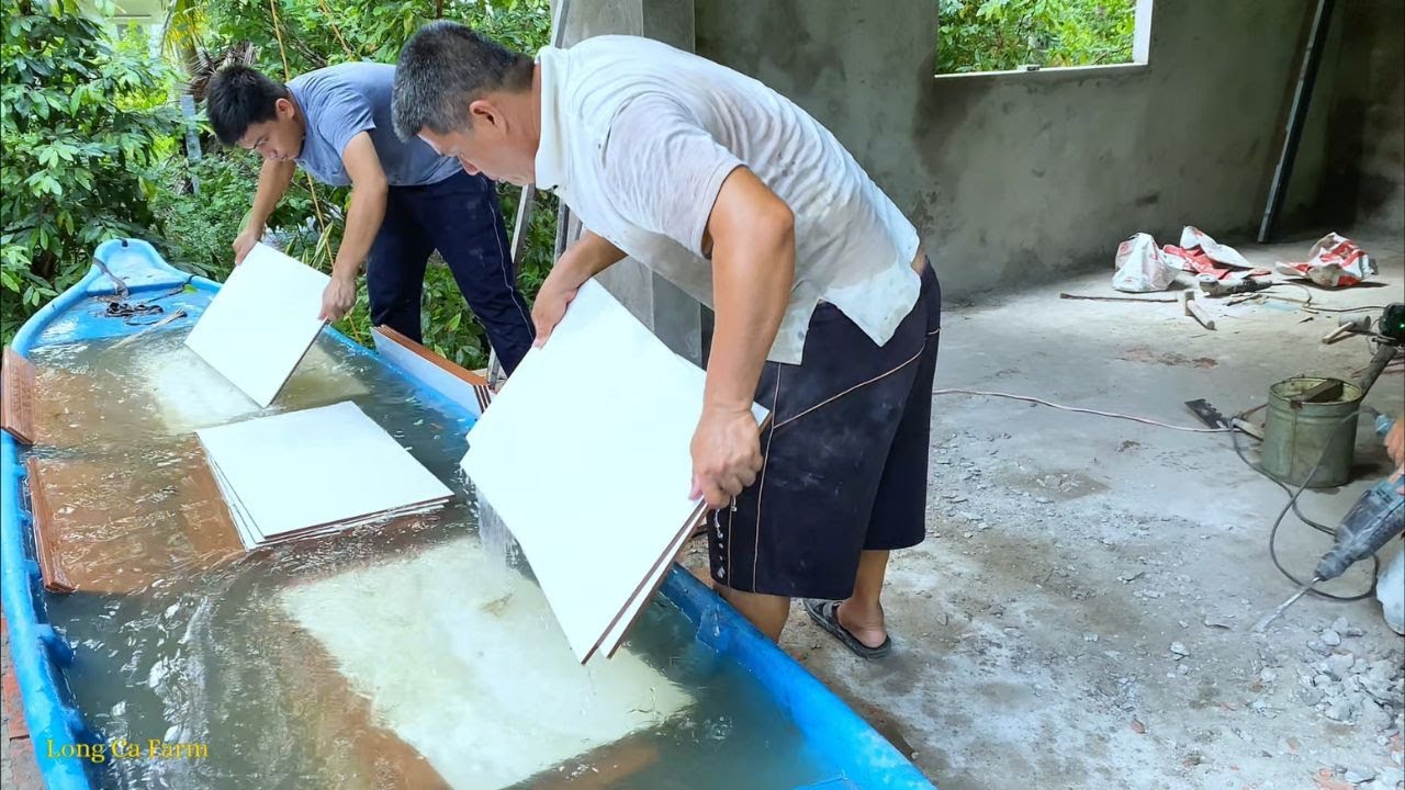 1 Days Building My Dream House | Long Ca Farm