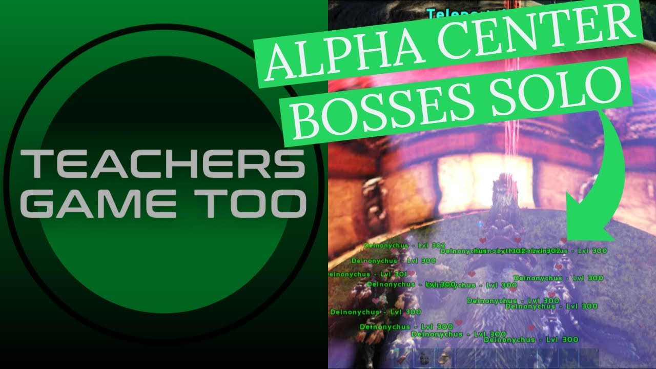 How To Solo The Alpha Center Bosses Youtube