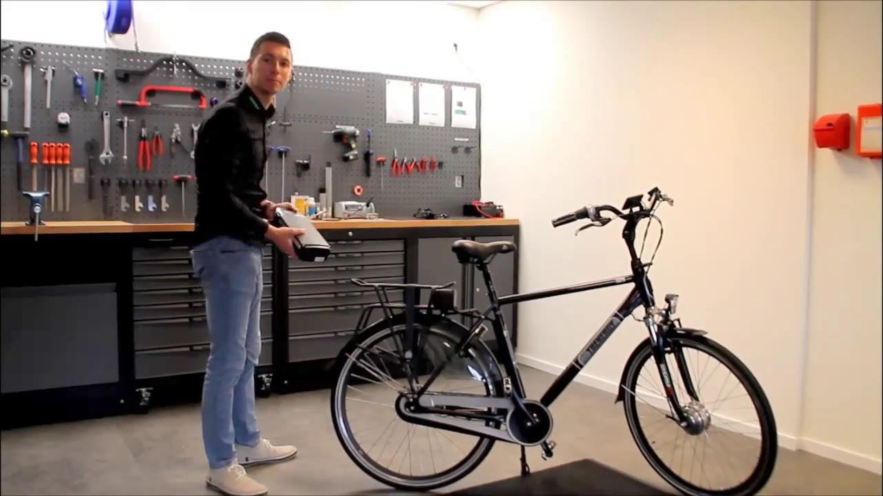 Batterij opladen van de Trenergy elektrische fiets 2 YouTube