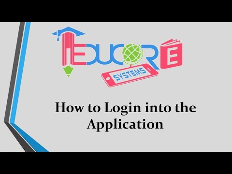 How to Login into the Application