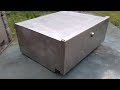 Making an aluminum storage box for my VW Bus - Short Version