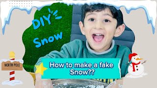 Let's make a snow | DIY activities for kids