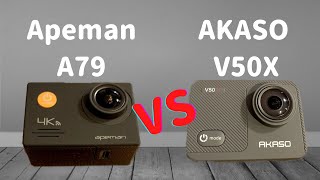 Amazonで高評価⁈ の アクションカメラ Apeman A79と AKASO V50X で撮影した動画を比べてみました。