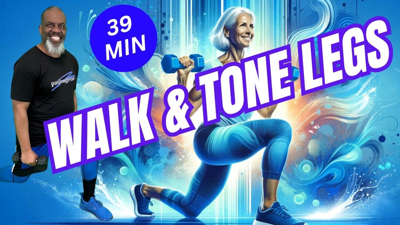 Walk Tone & Shape Up Your Legs Workout at Home with Dumbbell Weights ...