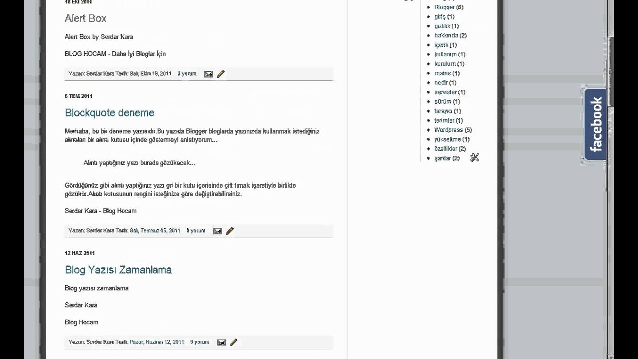 Floating Facebook Beğen Kutusu - YouTube