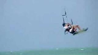 Kitesurf Back roll 720. Egypt
