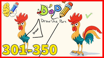 DOP: Draw One Part All Levels 301 - 350 Solution or Walkthrough