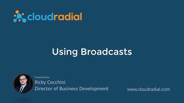 Using Broadcasts in CloudRadial