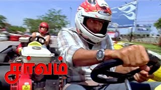 Sarvam scenes | Arya falls for trisha | J. D. Chakravarthy keeps moving around with a Rottweiler dog