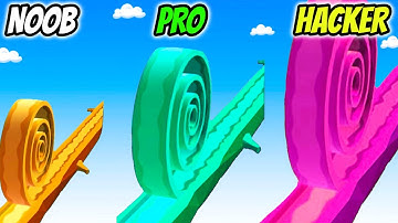 Spiral Roll - NOOB vs PRO vs HACKER