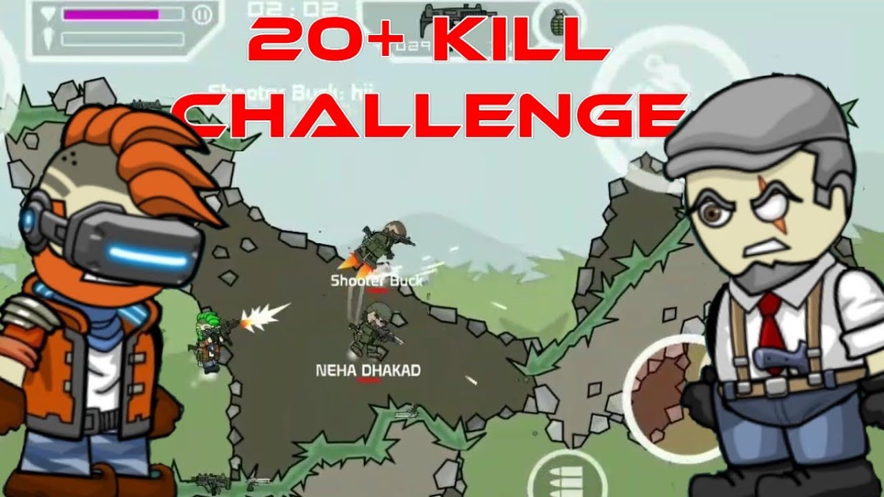 MINI MILITIA | Dual UZI Unlocked🔥 | Map mini Outpost | good news in video | DIWANA YT