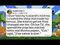 I never told my husband’s mistress I created the show that made her famous. She tried to get me...