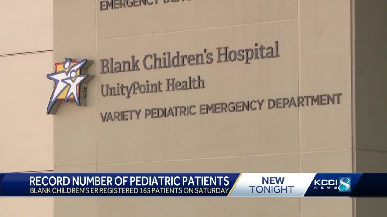 Record number of pediatric patients registered at Blank Children’s