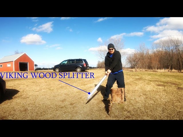 18+ Viking Wood Splitter Sword