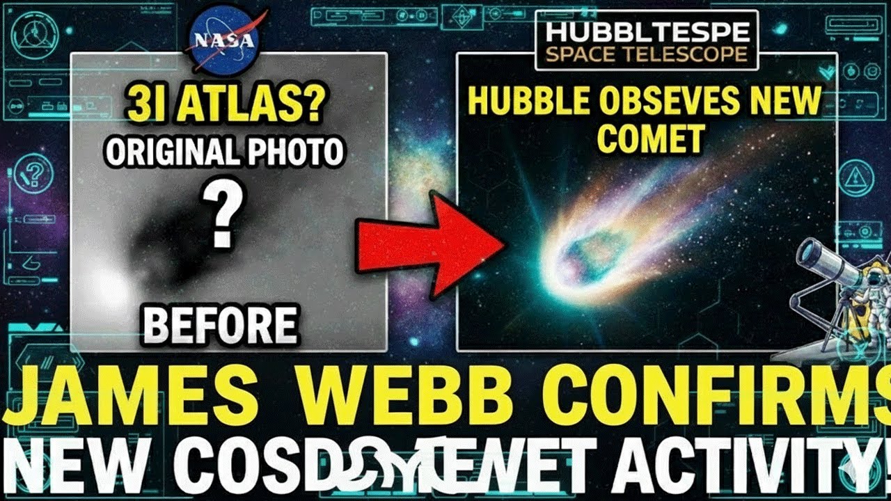 NASA Is Shocked by What 3I ATLAS Is Doing — Space Telescopes Confirm