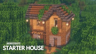 : Minecraft | Simple Forest Starter House [Tutorial]