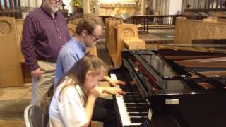 A Beautiful Moment 🎹💖 Derek and Ashleigh Play C Jam Blues