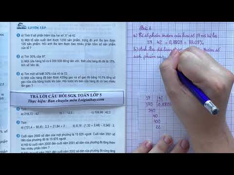 Video Giải bài 1 trang 79 (Luyện tập) SGK Toán 5 - youtube