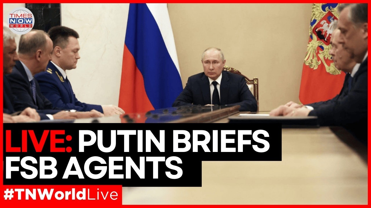 PUTIN MEETS FSB AGENTS LIVE | Addresses Top Spies On Ukraine War Anniversary | Russia-Ukraine War